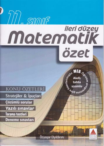 Delta Kültür 11 Sınıf İleri Düzey Matematik Özet