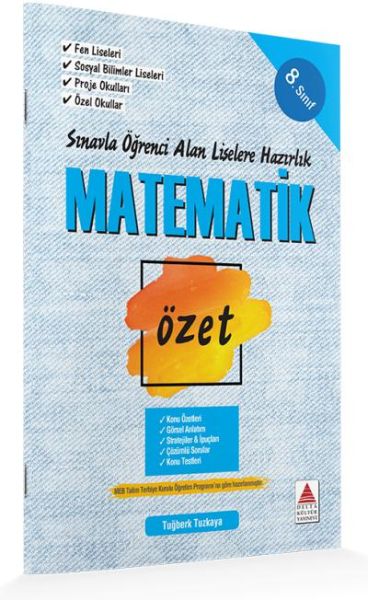 Delta Kültür 8 Sınıf Matematik Özet