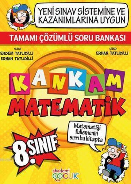 Akademi Çocuk 8 Sınıf Kankam Matematik Tamamı Çözümlü Soru Bankası