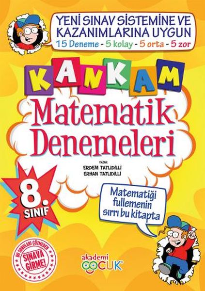 Akademi Çocuk 8 Sınıf Kankam Matematik Denemeleri