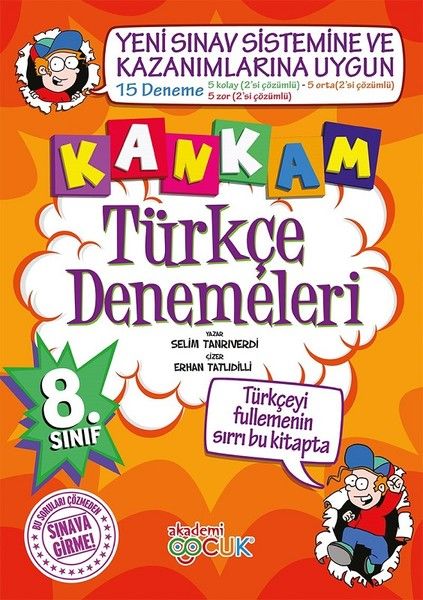 Akademi Çocuk 8 Sınıf Kankam Türkçe Denemeleri