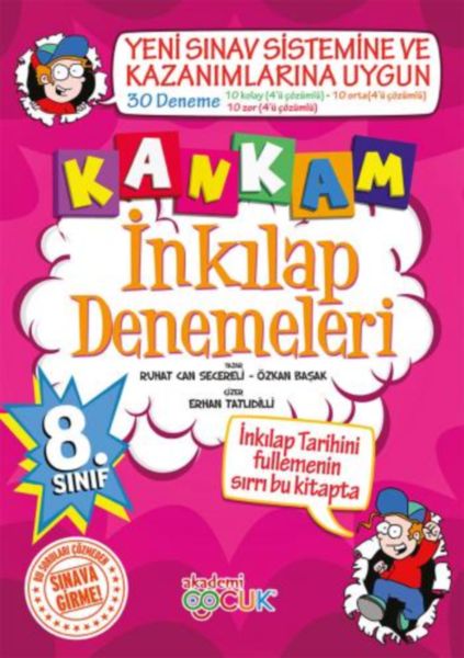 Akademi Çocuk 8 Sınıf Kankam İnkılap Denemeleri