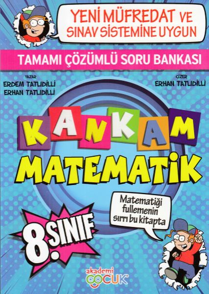 Akademi Çocuk 8 Sınıf  Kankam Matematik Tamamı Çözümlü Soru Bankası