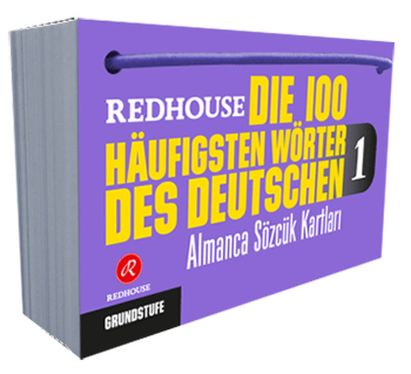 Redhouse Die 100 Häufigsten Wörter des Deutschen 1  Almanca Sözlük Kartları