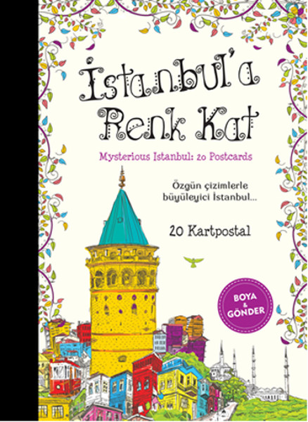 İstanbul’a Renk Kat 20 Kartpostal