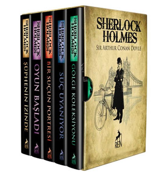 Sherlock Holmes  Bütün Hikayeler 5 Kitaplık Kutulu Set