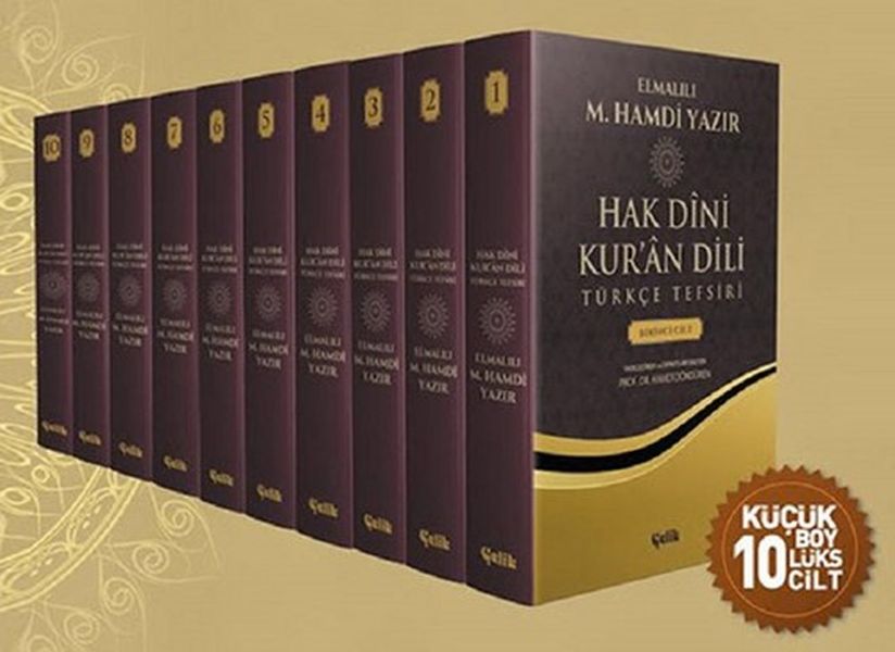 Hak Dini Kuran Dili Türkçe Tefsiri10 Kitap Takım