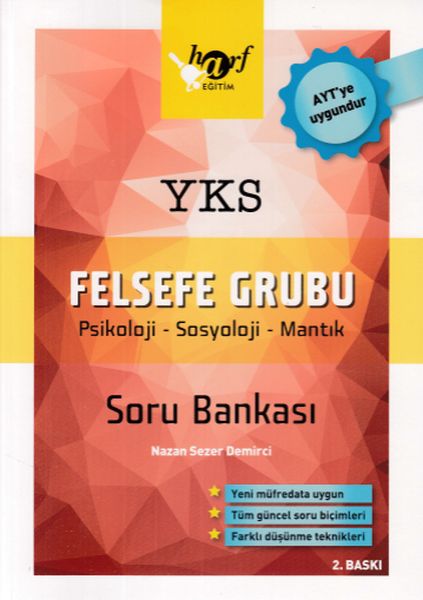 Harf Eğitim YKS Felsefe Grubu Soru Bankası Yeni