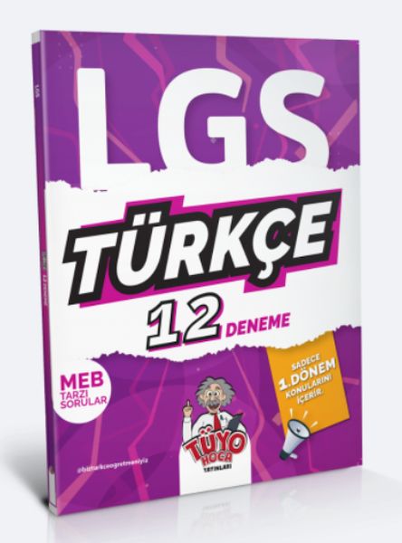 Tüyo Hoca LGS 8 Sınıf 1 Dönem Türkçe 12 Deneme