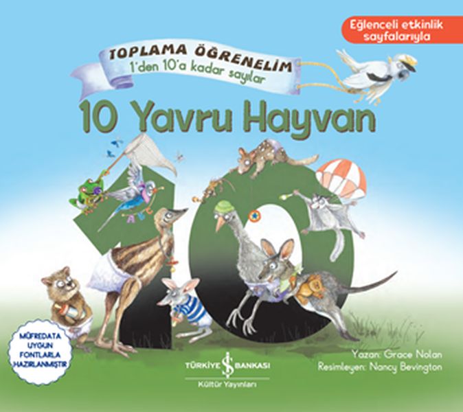 10 Yavru Hayvan  Toplama Öğrenelim 1den 10a Sayılar