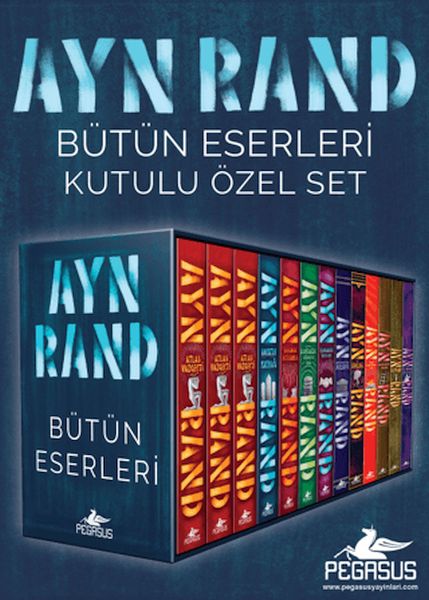 Ayn Rand Bütün Eserleri Kutulu Özel Set 13 Kitap