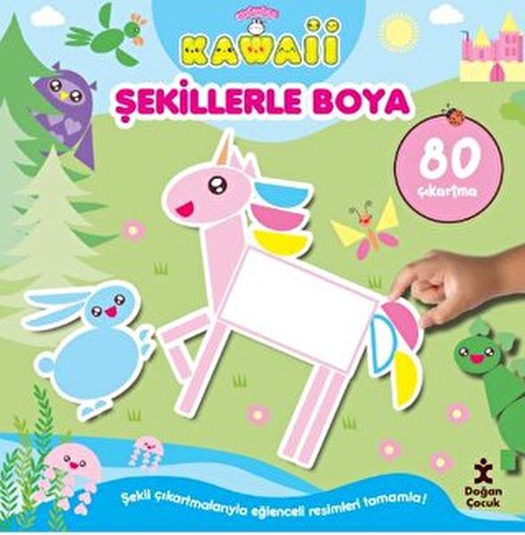 Sevimliler Kawaii Şekillerle Boya