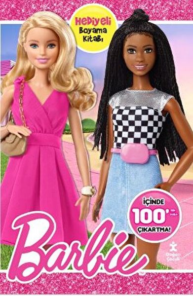 Barbie 100+ Çıkartma Hediyeli Boyama Kitabı