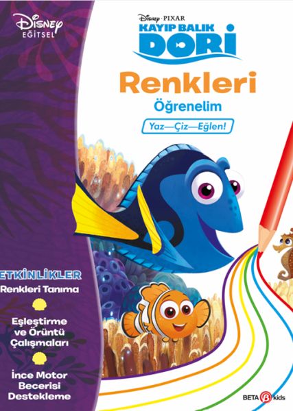 Disney Kayıp Balık Dori Renkleri Öğrenelim YazÇizEğlen