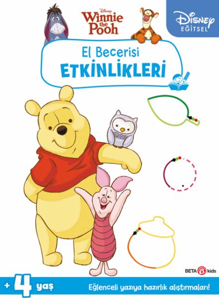 Disney Eğitsel Winnie the Pooh El Becerisi Etkinlikleri Yazıya Hazırlık