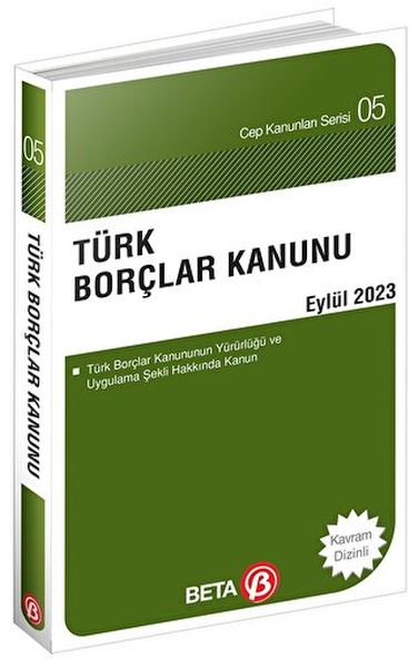 Türk Borçlar Kanunu  Eylül 2023