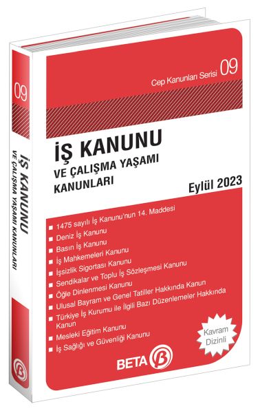 Cep Kanunları Serisi 09  İş Kanunu ve Çalışma Yaşamı Kanunları