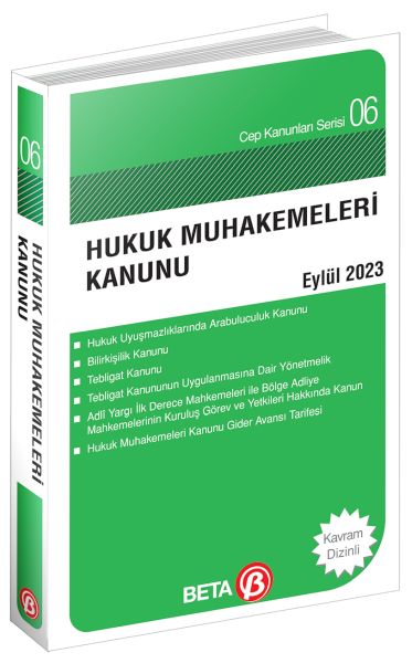 Cep Kanunları Serisi 06  Hukuk Muhakemeleri Kanunu Cep Boy