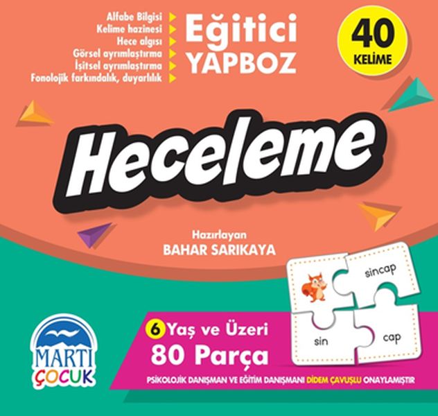 Heceleme  Eğitici Yapboz