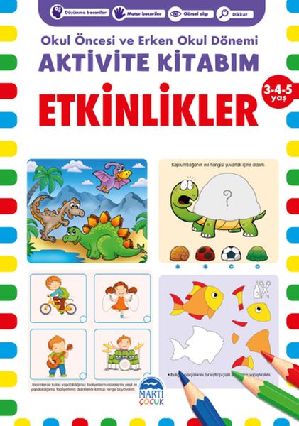 Etkinlikler Aktivite Kitabım 345 Yaş