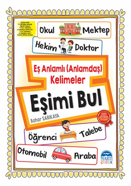 Eşimi Bul  Eş anlamlı Anlamdaş Kelimeler