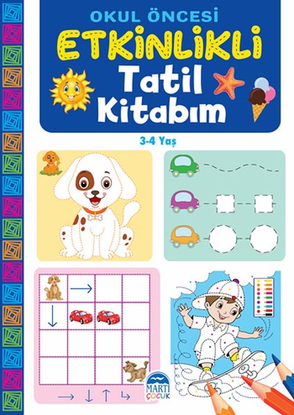 Okul Öncesi Etkinlikli Tatil Kitabım 34 Yaş