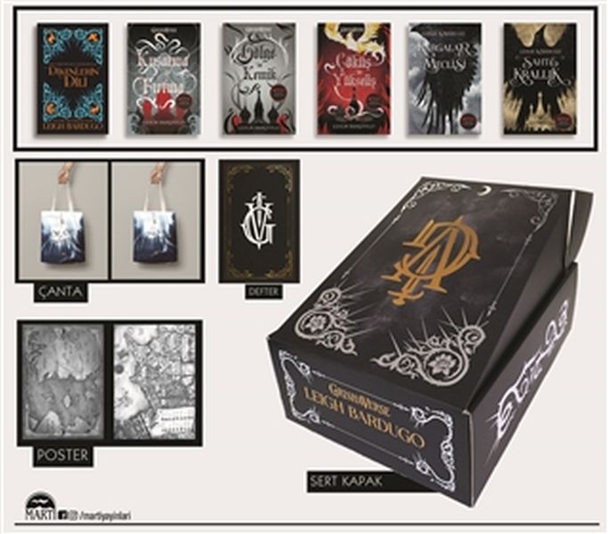 Grisha Verse PosterÇantaDefter Hediyeli  6 Kitap Set