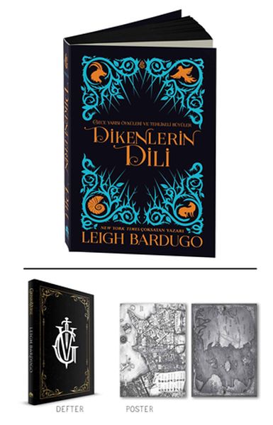 Dikenlerin Dili Defter ve Harita HediyeliCiltsiz