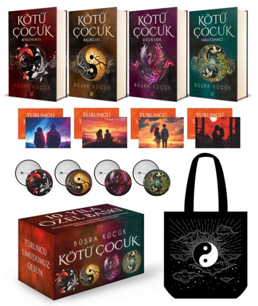 Kötü Çocuk Serisi 4 Kitap Takım Kutulu Ciltli Set