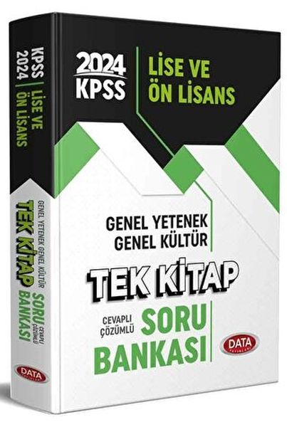 2024 KPSS Lise ve Önlisans Tek Kitap Soru Bankası