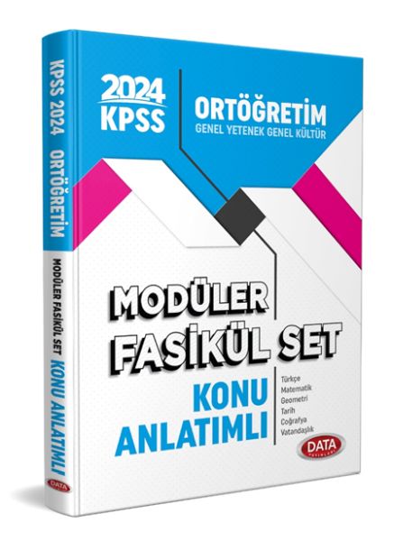 Data 2024 Kpss Ortaöğretim Konu Anlatımlı Modüler Fasikül Set