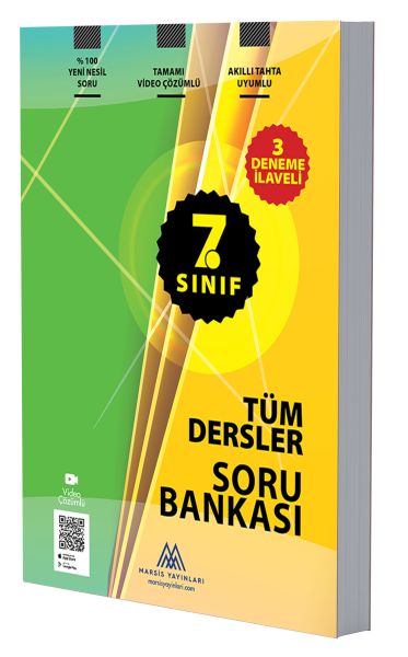 Marsis Yayınları 7 Sınıf Tüm Dersler Soru Bankası