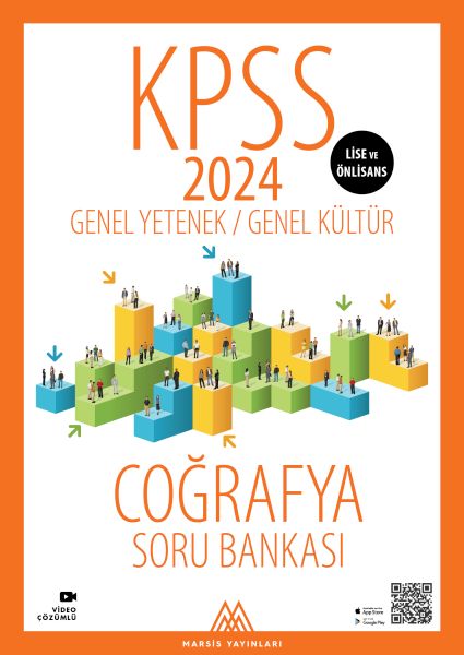 Marsis Yayınları KPSS GKGY Coğrafya Soru Bankası Önlisans