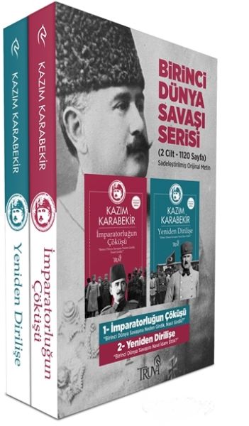 Birinci Dünya Savaşı Serisi Seti 2 Cilt  Kutusuz  Sadeleştirilmiş Orijinal Metin