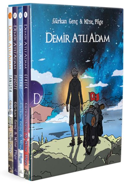 Demir Atlı Adam Ciltli Set  4 Kitap Takım