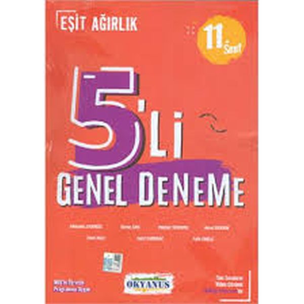 Okyanus 11 Sınıf 5li Genel Deneme Eşit Ağırlık