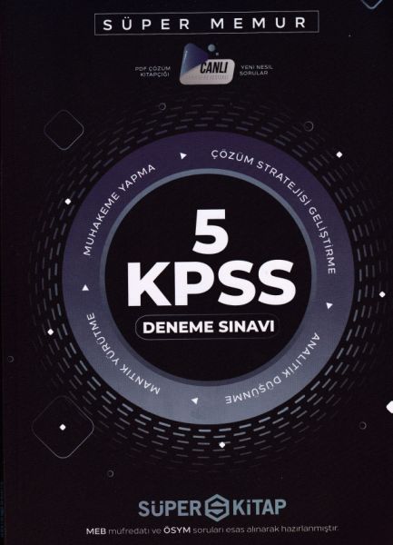 Süper Kitap KPSS 5 Deneme