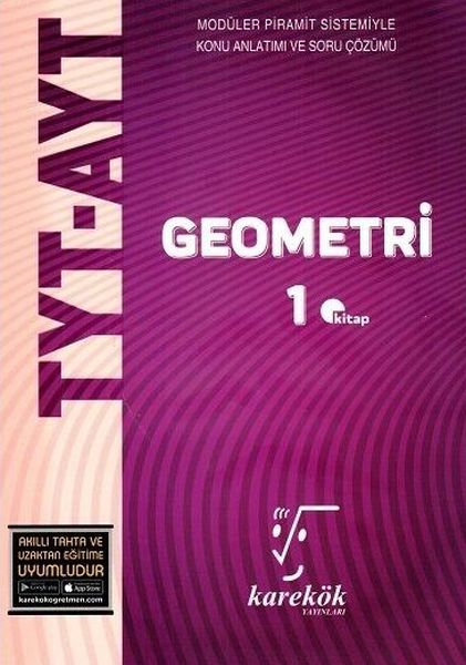 Karekök TYT AYT Geometri 1 Kitap Yeni