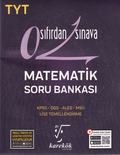 Karekök TYT Sıfırdan Sınava Matematik Soru Bankası Yeni