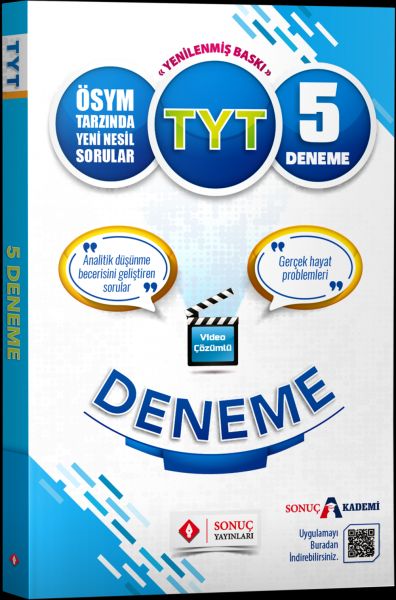 Sonuç Yayınları TYT Genel 5 Li Deneme 20212022