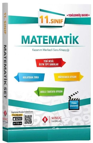 Sonuç 11 Sınıf Matematik Set Kazanım Merkezli Soru Kitapçığı Yeni