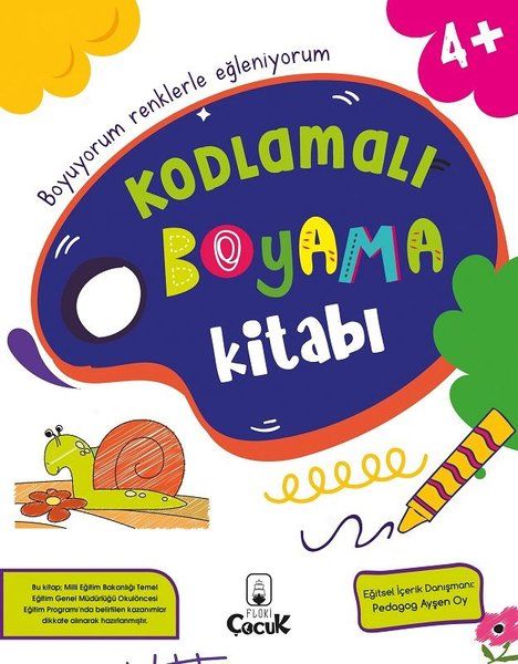 Kodlamalı Boyama Kitabı  4+ Yaş