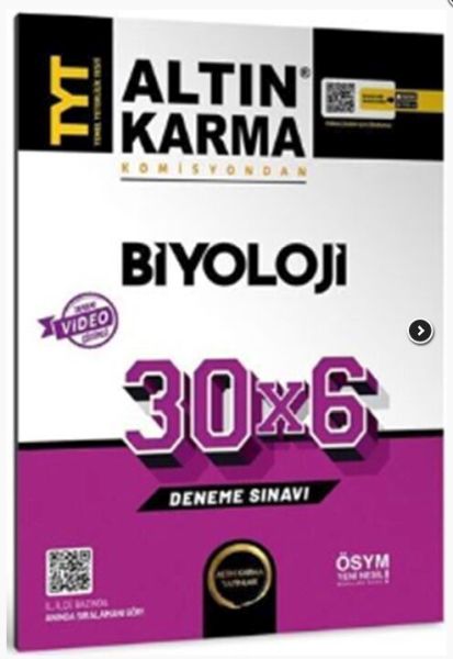 Altın Karma TYT Biyoloji 30 x 6 Deneme