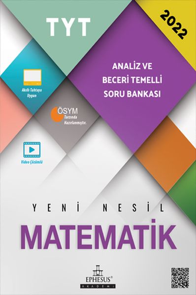 Ephesus Akademi 2022 TYT Matematik Analiz ve Beceri Temelli Soru Bankası