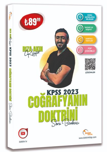 Doktrin Yayınları 2023 KPSS Coğrafya Soru Bankası