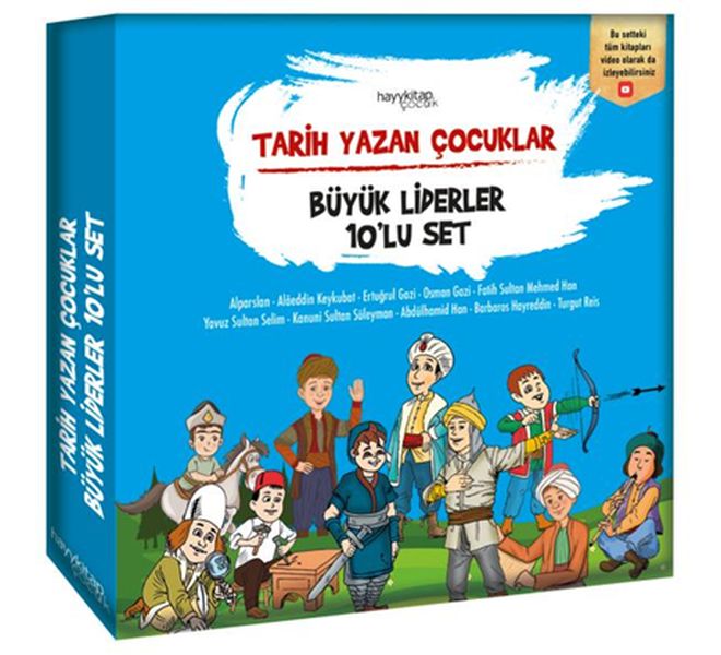 Tarih Yazan Çocuklar  Büyük Liderler Seti  10 Kitap Takım