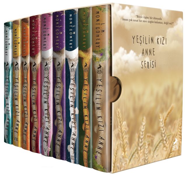 Yeşilin Kızı Anne 9 Kitap Kutulu Set Ciltli