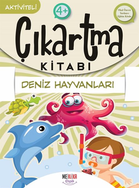 Deniz Hayvanları  Çıkartma Kitabı