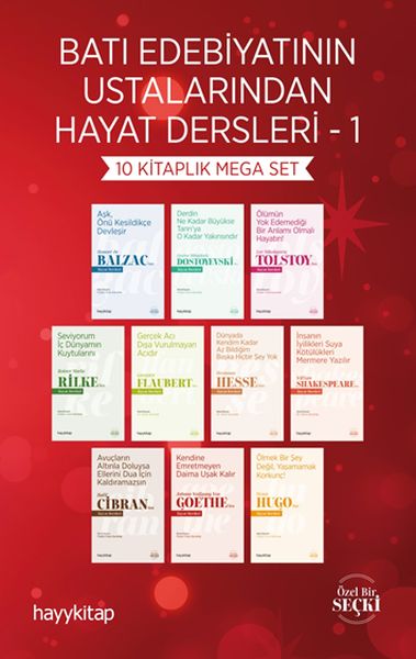 Batı Edebiyatının Ustalarından Hayat Dersleri  1 10 Kitap