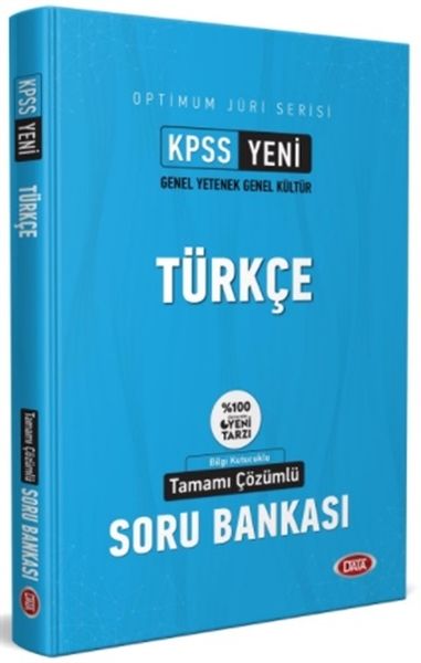 Data KPSS Türkçe Optimum Jüri Serisi Tamamı Çözümlü Soru Bankası 2021